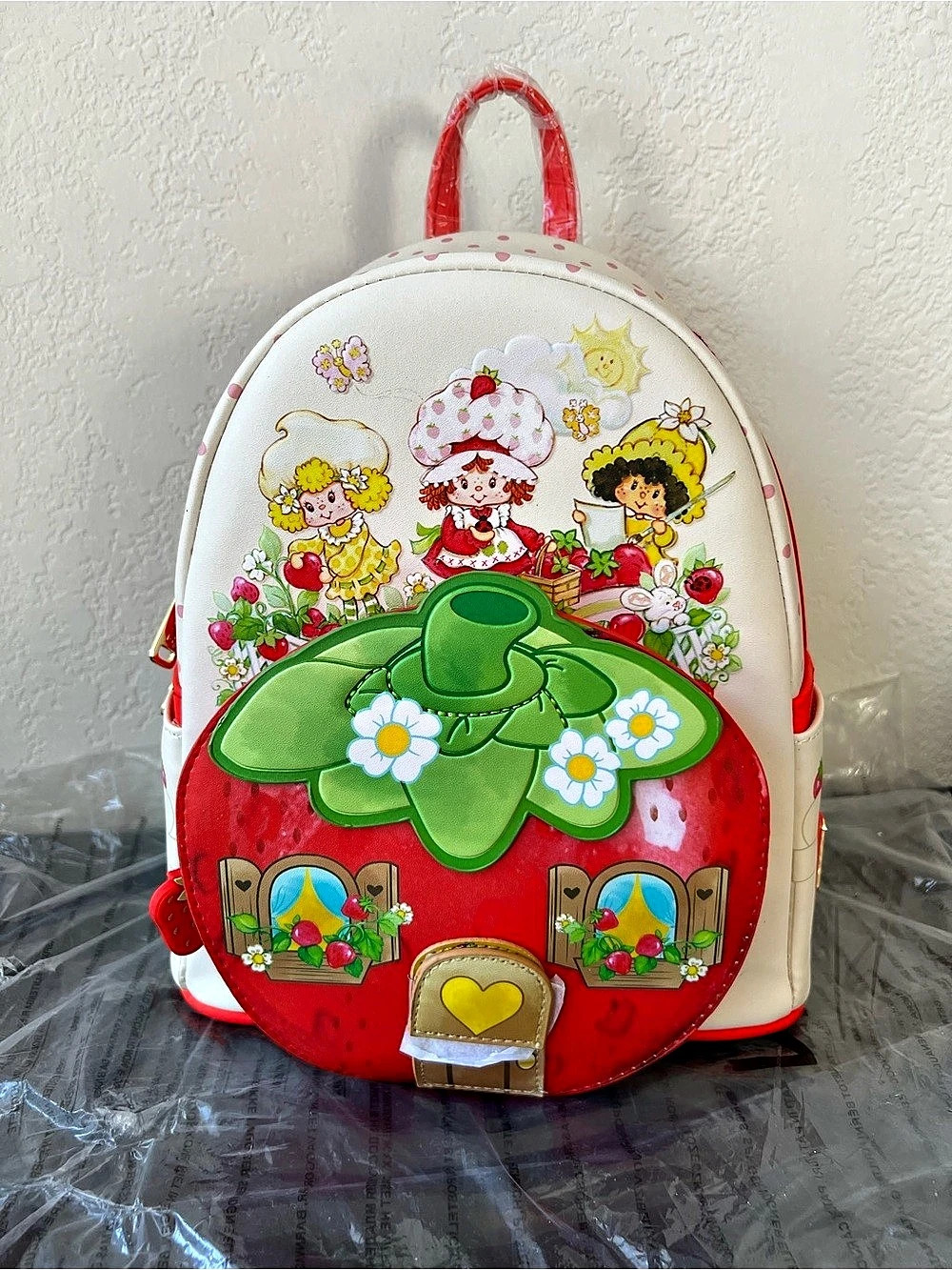 Loungefly Strawberry Shortcake Strawberry House Scented Mini Backpack - NWT